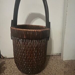 Vintage rice basket